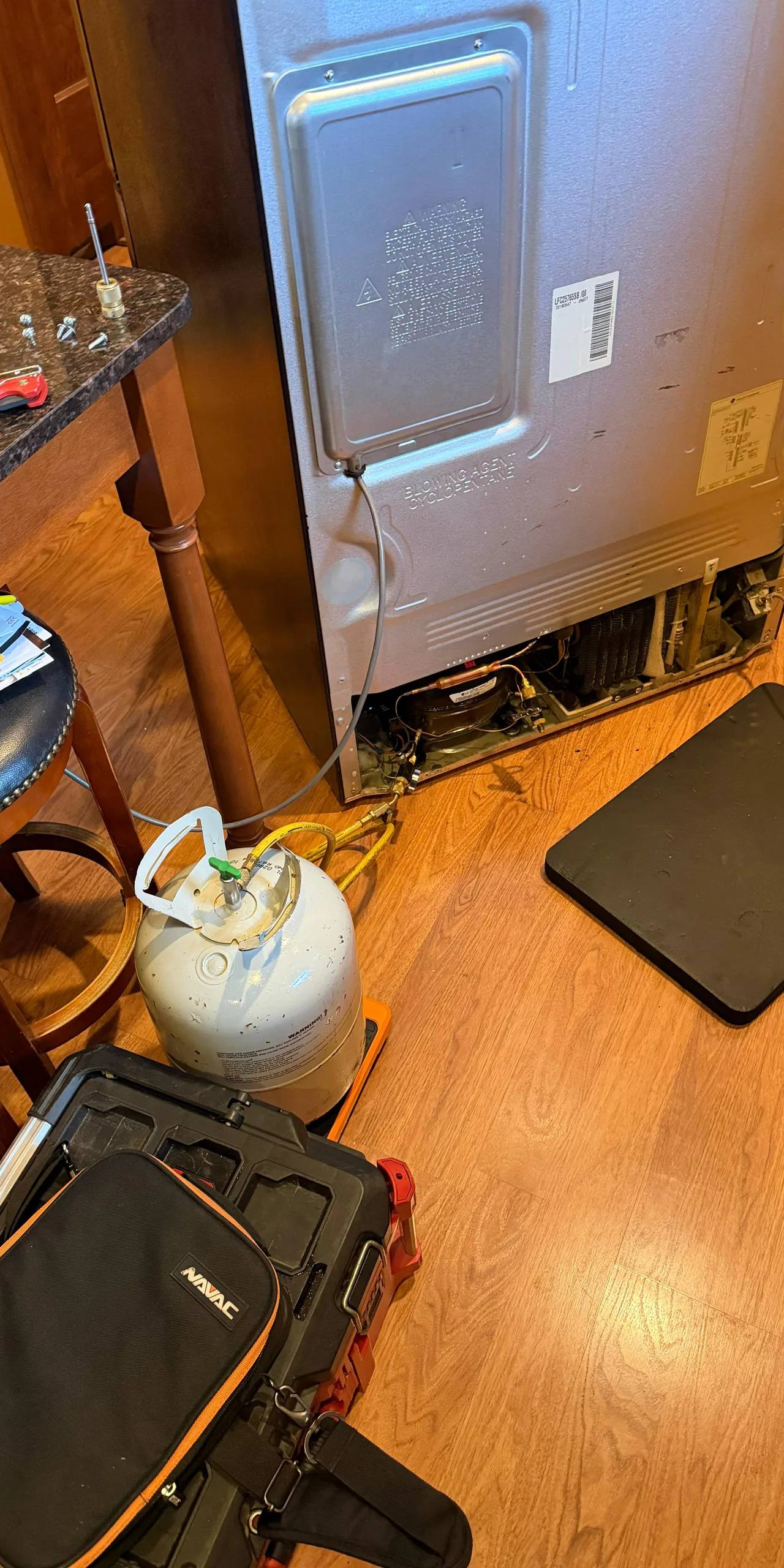 Refrigerator Compressor Replacement